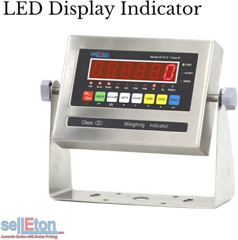 SellEton SL-919-HD Weigh Beam System/Portable Includes 2 Weigh Bars, 4 Stainless Steel Leveling Feet with LED Indicator - 24 Inch, 5K in Saudi Arabia