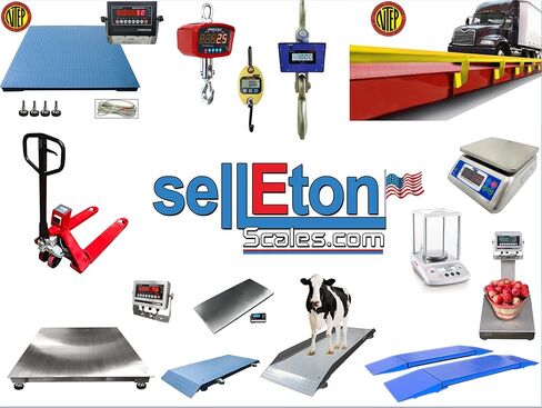 SellEton SL-919-HD Weigh Beam System/Portable Includes 2 Weigh Bars, 4 Stainless Steel Leveling Feet with LED Indicator - 24 Inch, 5K in Saudi Arabia