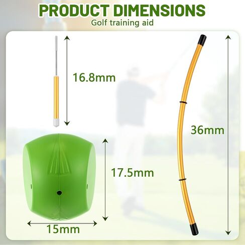 Soulchen Golf Swing Trainers Aid in Improving Hand Positioning Golf Training Aid for Posture Correction Practice Suitable for Golfers at All Levels, from Beginners to Pros in Saudi Arabia