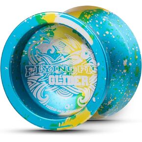FS01 Yoyo Professional ، yo-yo yo-yo for Kids 8-12 مع سلاسل الحامل والتوترات الإضافية-ألعاب خدعة متينة للأطفال والمبتدئين والبالغين (اللون الوردي الملون) in Kuwait
