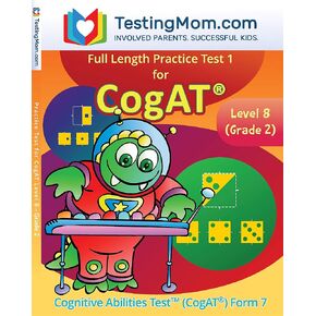 نموذج COGAT 7 و 8 اختبار PREP - الصف 2 (المستوى 8) - اختبار ممارسة الطول الكامل in Kuwait