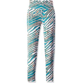 Zubaz NFL Women's Miami Dolphins Orange/Marina Zebra Legging, XS in Saudi Arabia