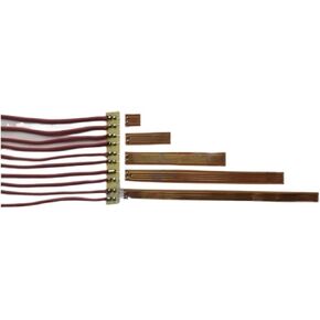 10pc لحام المقياس الحرة المقياس الخرسانة BX120 0.5AA-20AA مقياس الإجهاد المستشعر مستشعر الإبطال السلك مقاومة السلك 30 سم (BX120-20AA) in Kuwait