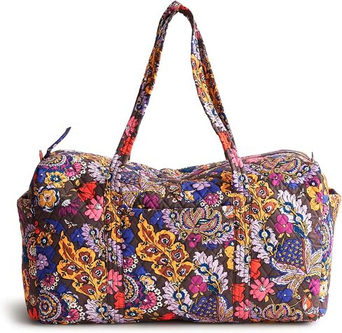 Vera Bradley Premium Cotton Large Original Duffel, Americana Red in Saudi Arabia