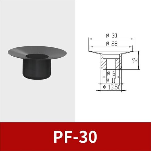 1pc PFG Patterned Inner Thread Robot Industrial Heavy-Duty Vacuum Suction Silicone Sucker Chuck(PFG-150) in Saudi Arabia