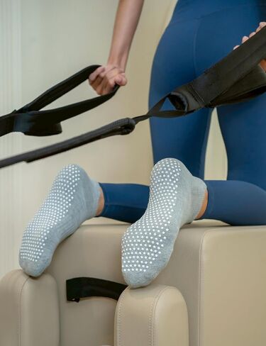 RATIVE Anti Slip Non Skid Barre Yoga Pilates Hospital Socks with grips for Adults Men Women in Kuwait