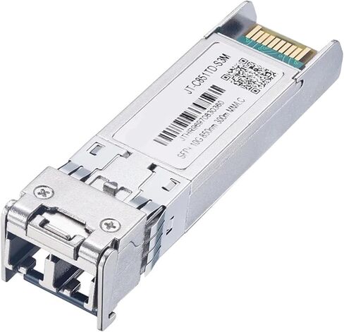1PCS 10G SR SFP+ MODULE MULTI-MOPE DUPLEX LC GIGABIT 850NM 300M MODEL SFP SFP MODY متوافقة مع التبديل in Kuwait