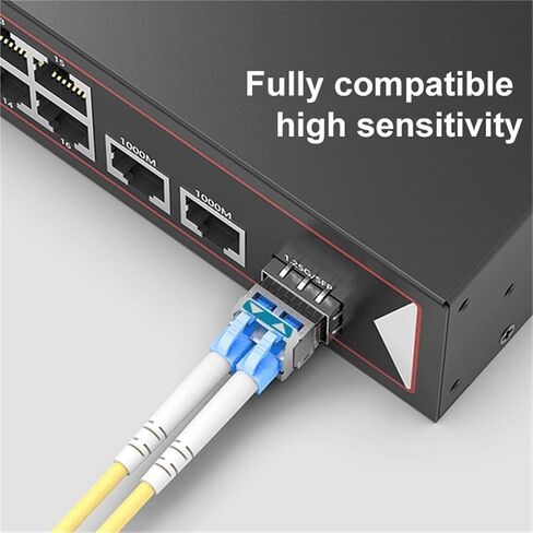 1Pcs 10G SFP+ Duplex LC SFP Module Single Mode 2~80km Optical Fiber Module 1310nm with Switch Full Compatible(10km 1310nm) in Saudi Arabia