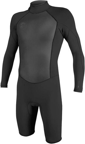 O'Neill Men's O'Riginal 2mm zip zip long sleeve spring suit ، Black/Black ، s in Saudi Arabia