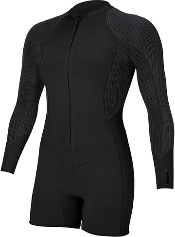 O'Neill Women's Hyperfreak 2mm Sup Long Surf Suit ، Black ، 10 in Saudi Arabia