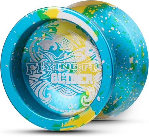 FS01 Yoyo Professional ، yo-yo yo-yo for Kids 8-12 مع سلاسل الحامل والتوترات الإضافية-ألعاب خدعة متينة للأطفال والمبتدئين والبالغين (اللون الوردي الملون) in Kuwait