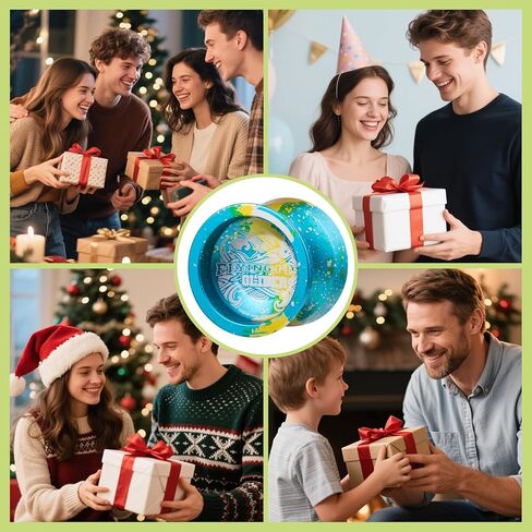 FS01 Yoyo Professional ، yo-yo yo-yo for Kids 8-12 مع سلاسل الحامل والتوترات الإضافية-ألعاب خدعة متينة للأطفال والمبتدئين والبالغين (اللون الوردي الملون) in Kuwait
