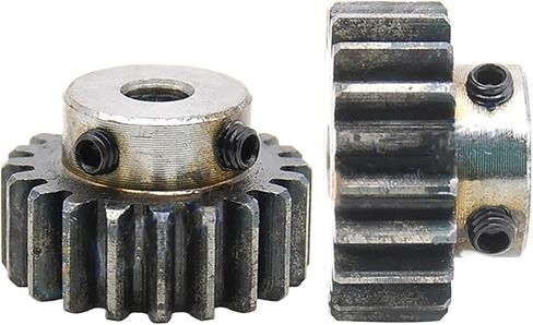 Gear Teeth Spiral Bevel Gear 1pcs 15-30 Teeth 1.5 Die Step Gear 1.5M 45# Steel Bore 8mm Metal Motor Cam Gear Spur Gear(30 Teeth) in Saudi Arabia