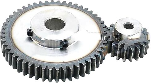 Gear Teeth Spiral Bevel Gear 1PCS 1.5 Mod Bore 10mm Transmission Spur Gear with Step Carbon Steel for Motor 12 15 16 18 20 24 25 30 35 Teeth(25 Teeth) in Saudi Arabia