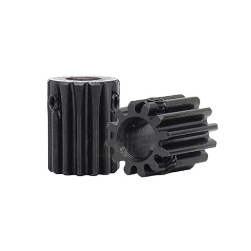 تروس الأسنان المائلة للروح المطلقة 1M ثقب العتاد الصغير 6.35mm 1 mod spur gear 1 motor mini gear pinion 45# steel transmission part 12/14/15/16/17/18/19/12t (14 eatch) in Kuwait