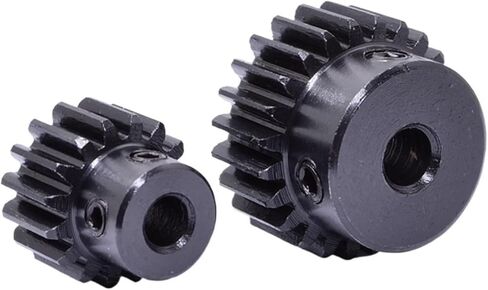 ترس الأسنان التروس الحلزونية التروس 1M ترس صغير 1 MOD SPER GEAR 1 MOTOR MINI GEAR PINION 45# إكسسوارات ناقل الحركة الصلب الجزء 12/14/15/17/17/18/19/20T ثقب داخلي 7 مم (19 أسنان) in Saudi Arabia