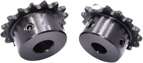 ترس الأسنان التروس الحلزونية التروس 1pcs 20t-30t 04c تروس السلسلة 45# الصلب سلسلة صراخ صدرية العجلة المحرك المسننة مسننة 15 ملم الملعب 6.35 مم (30 أسنان) in Saudi Arabia