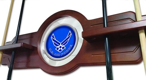 U.S. Air Force Cue Rack in Navajo Finish by Holland Bar Stool in Saudi Arabia