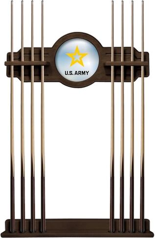 HBS U.S. Army Cue Rack in Navajo Finish by Holland Bar Stool in Saudi Arabia