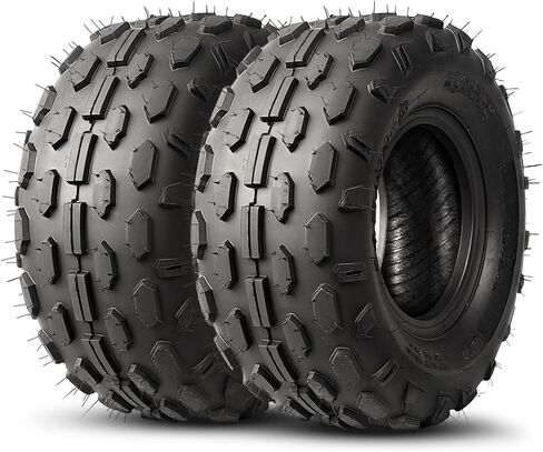 145/70-6 ATV Tires 145 70-6 Go Kart & Mini Bike Street Tires 145x70-6, 6 PR, Tubeless, Set of 2 in Saudi Arabia