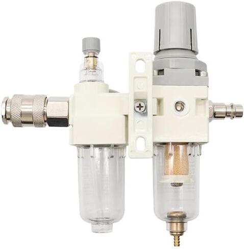 Compressor Air Filter Pressure Regulator Trap Pneumatic Oil Water Separator Pump Manual Drainage Supply AC2010-02 Type(AC2010-02 PC8-02) in Saudi Arabia