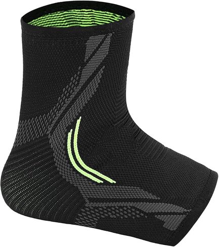 Keenso Ankle Support Brace, Ankle Spandex Support Brace Breathable Stabilizer Strap Compression Sleeve for Sports Basketball Fitness Riding (L in Saudi Arabia