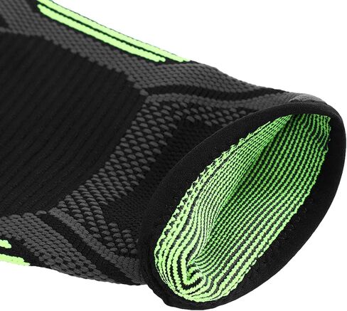 Keenso Ankle Support Brace, Ankle Spandex Support Brace Breathable Stabilizer Strap Compression Sleeve for Sports Basketball Fitness Riding (L in Saudi Arabia