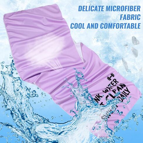 Peryiter 8 Pack Funny Workout Gym Cooling Tailing Higds for Women Men 40 "X12" Microfiber Treasable Tream Towels for Dict and Face ، Gifts Novelty Summer for Workout Bodybuilding Lover in Saudi Arabia