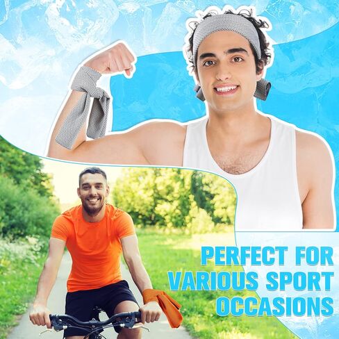 Maitys 300 Pcs Cooling Towel for Hot Weather, 32 x 12 Inch Microfiber Ice Sweat Towel for Neck and Face Breathable Sport Rags for Athletes Gym Yoga Workout in Saudi Arabia