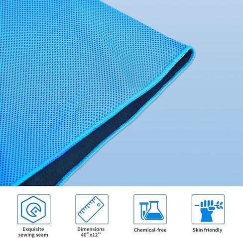 4 عبوات مناشف تبريد للعنق والوجه (40 "× 12") ، مناشف عرق بارد للطقس الحار ، مناشف التبريد للرياضيين ، مناشف خفيفة الوزن لليوغا ، الرياضة ، التمرين ، الجري ، الصالة الرياضية ، التخييم in Saudi Arabia
