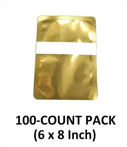 أكياس أكياس معروفة من أجل تعليب الضغط (100 ، 1 بنت 7 × 10 بوصة) الذهب in Saudi Arabia
