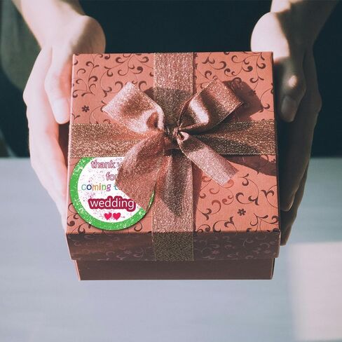 120pcs شكرا لك على الاحتفال مع ملصقات لي ، 2 بوصة ملونة شكر ملصق لك الملصقات ، جولة زفاف عيد ميلاد ديكورات الصناديق والأظرف والبطاقات in Kuwait