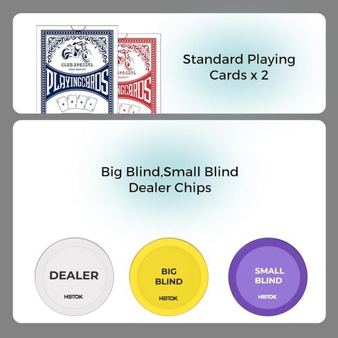 Clay Poker Set with Numbered Chips 1000-pcs for Card Board Game, 14g Weight with Playing Cards for Texas Hold'em, Blackjack Gambling, Late Night Poker Games in Saudi Arabia
