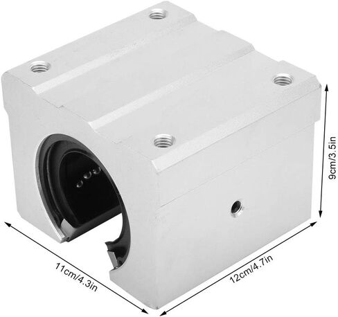 Slide Block, 50mm Open Type Bearing Slide Block Aluminum Linear Motion 3D Printer Accessories SBR50UU, Linear Motion Guides in Saudi Arabia