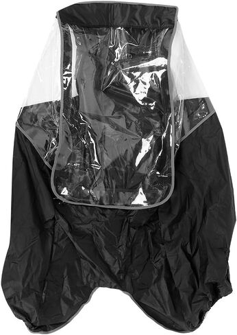 غلاف المطر في Fydun ، معطف المطر مقاوم المطر غطاء المطر للطفل حماية المقعد المقعد المقاعد الخلفية Coatblack Coatblack معطف الأسود in Kuwait
