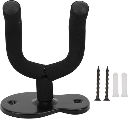Guitar Wall Mount Holder with Soft Sponge Protection, Red Copper Metal Guitar Bracket for Safe Storage and Display (Copper) in Saudi Arabia