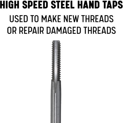 Drill America m12 x 1.75 High Speed Steel Metric 4 Flute Bottoming Hand Tap, T/A Series in Saudi Arabia
