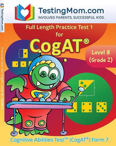 نموذج COGAT 7 و 8 اختبار PREP - الصف 2 (المستوى 8) - اختبار ممارسة الطول الكامل in Kuwait