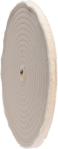 Eastwood Buff Wheel 10 in. حلزوني 3/4 بوصة. ثقب إضافي من القطن السميك معالجة حلزوني تلميع التلميع in Saudi Arabia