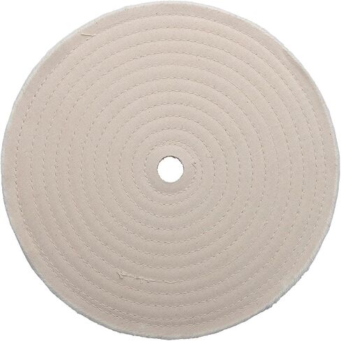 Eastwood Buff Wheel 10 in. حلزوني 3/4 بوصة. ثقب إضافي من القطن السميك معالجة حلزوني تلميع التلميع in Saudi Arabia
