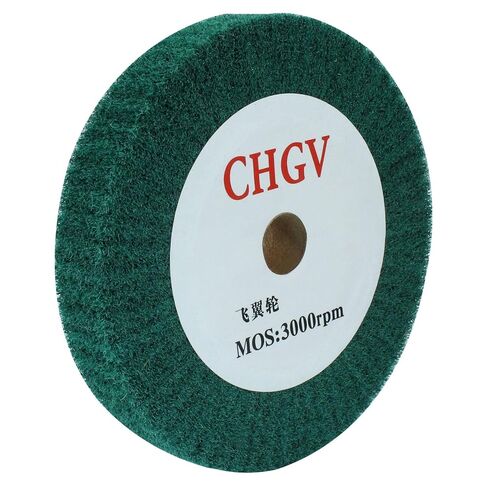 150 ملم × 25 مم عجلة صقل نايلون غير المنسوج ، 320 حبة مطحنة مقعد أحمر من النايلون عجلة رسم نايلون (1pcs ، أحمر) in Kuwait