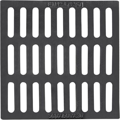 Outdoor Drain Cover, 19.7x19.7 Cast Iron Drain Sewer Grate for Catch Basin USA in Saudi Arabia