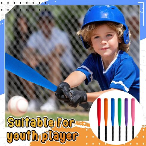 6 PCS 29 Foam Baseball Bat PE معدات PE للمدرسة الابتدائية لتلعب السلامة in Saudi Arabia