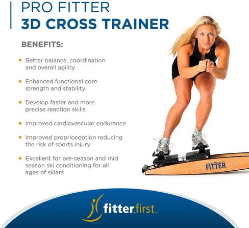 Fitterfirst Pro Pitter Downhill Ski Trainer و 3D Cross Trainer in Kuwait