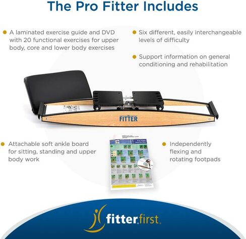 Fitterfirst Pro Pitter Downhill Ski Trainer و 3D Cross Trainer in Kuwait