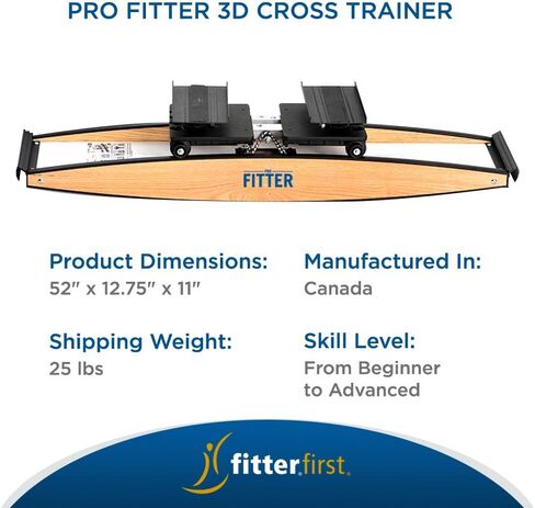 Fitterfirst Pro Pitter Downhill Ski Trainer و 3D Cross Trainer in Kuwait