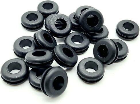 Rubber Grommet Replacement Set Compatible with Boss Guitar and Bass Pedals 1/4" ID Center Hole Durable Bushing Fits Similar Effects Brands to Protect Metal Casing in Saudi Arabia