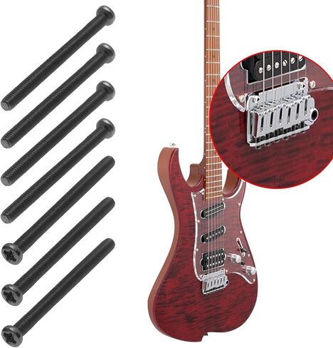 قم بإنشاء فكرة 8 مجموعات من مسامير التثبيت الالتقاط Humbucker M2.5 X P0.45 طول 31 مم مع نوابض 28 مم لتركيب الغيتار المزدوج لقطات وتعديلها ، والذهب in Saudi Arabia