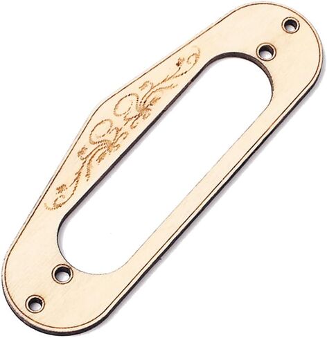 Alnicov 3 PCS Maple Wood Single Coil Pickup Place Plate Ring Ring For Guitar in Saudi Arabia