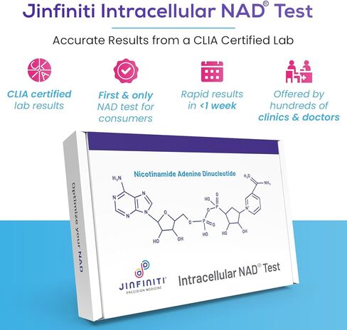 اختبار NAD jinfiniti-intracellular-يدل بمستوى NAD-نتائج دقيقة من مختبر معتمد من CLIA in Saudi Arabia